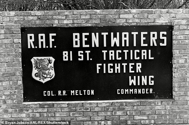 Rumours of a strange sighting in the woods spread at the twin bases at RAF Woodbridge and RAF Bentwaters, near Ipswich, which were shared with the USAF.