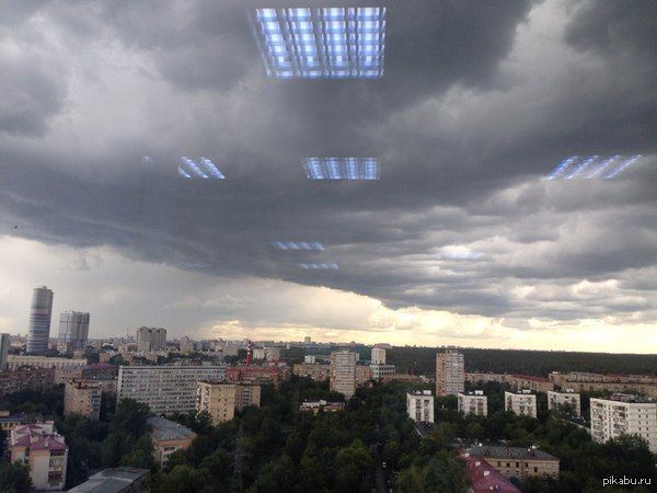 Reflection of office lights on the glass
Translated by «Yandex.Translator»