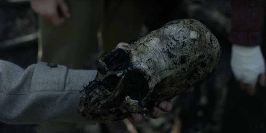 Deformed skull of an Indian, issued by the skull of an alien
Translated by «Yandex.Translator»