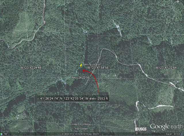 Коородинаты lugar de rodaje de la película.

41°26'24.74" N -123°42'05.34 W
Traducido del servicio de «Yandex.Traductor»