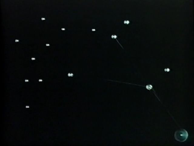 Звездная карта на корабле пришельцев
