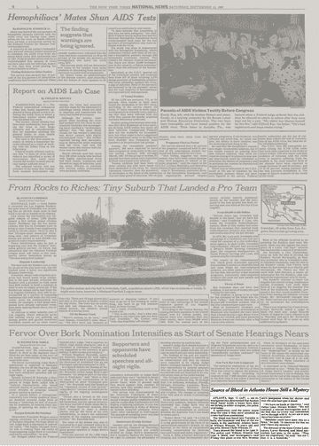 The New York Times September 12, 1987, Section 1, Page 6