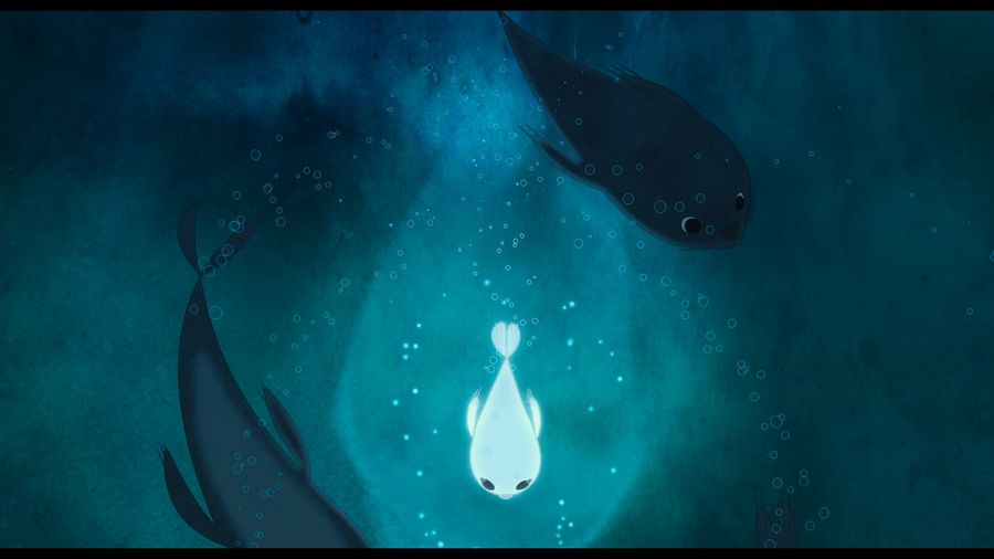 The girl is a Selkie in the form of a seal
Translated by «Yandex.Translator»