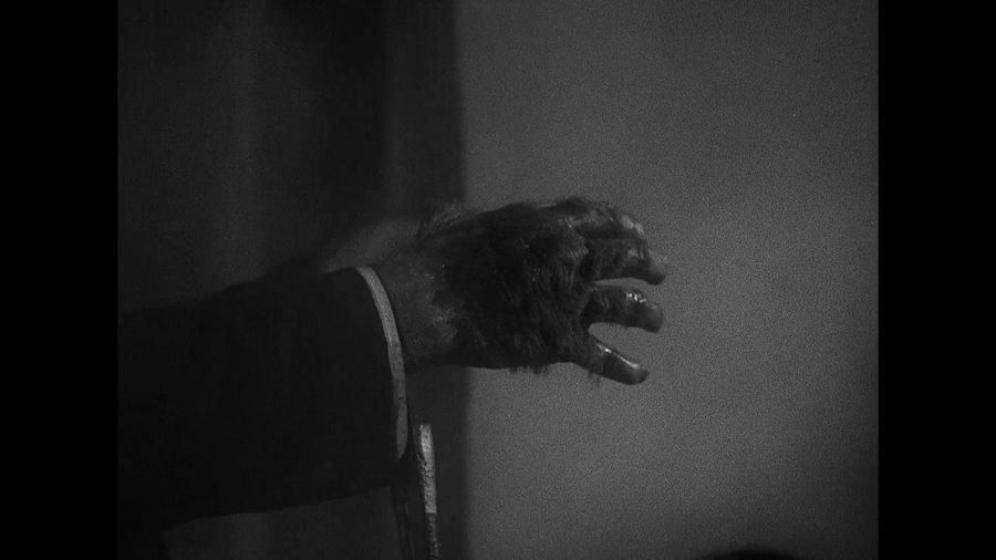 Mr. Hyde's hairy hand