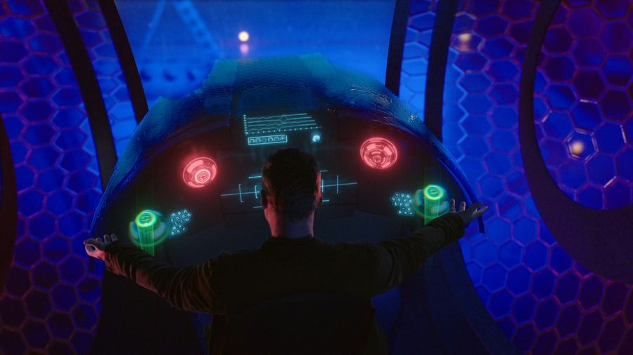 Alien Spacecraft Control Cabin