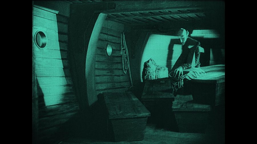 The Ghost of count Orlok in the hold of a ship
Translated by «Yandex.Translator»