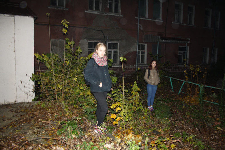 In this photo Snezhana Shkerina and Nicole Zvyagintsev is photographed opposite an abandoned hospital.

Vasily Gaatw
Translated by «Yandex.Translator»