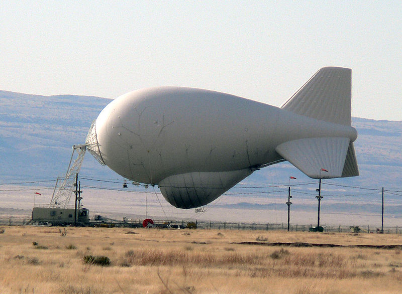 The radar system is a balloon with a leash before starting.
Translated by «Yandex.Translator»