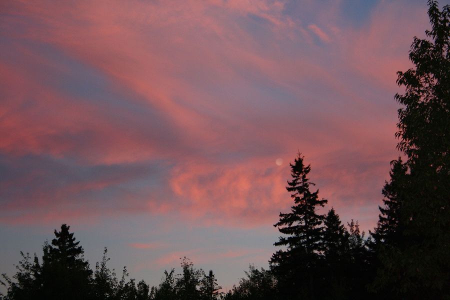 Caribou, NS 19 de septiembre 19: 40: 13 7016-Pink Sky - "Orb"