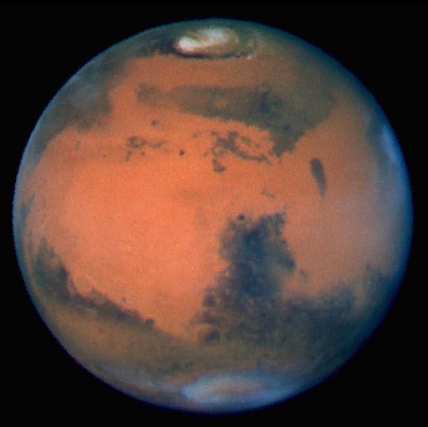 Photos of Mars, but it will never be as big as our full Moon (Image: Getty Images)