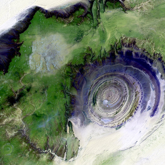 La Estructura De Ришат, Mauritania

© NASA
Traducido del servicio de «Yandex.Traductor»