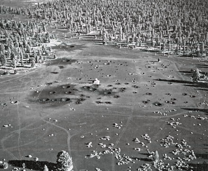 The finished crater field in lake No. 1 (1967)
Translated by «Yandex.Translator»