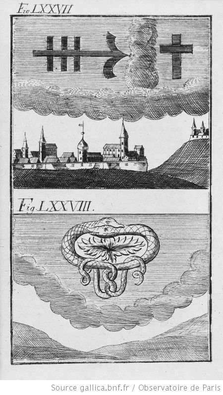 Рис. LXXVII: Феномен, наблюдаемый между 1549 и 1551 годами. Рис. LXXVIII: Феномен, наблюдаемый в 1552 году.
