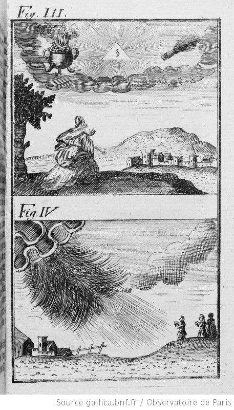 Fenómeno observado durante el paso del cometa en 648 a.C. Arroz.IV: Fenómeno observado durante el paso del cometa en 580 a. C.