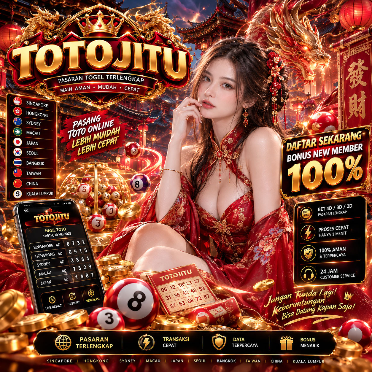 Galeri foto TOTOJITU | Link Terbaru Toto Online dan Pilihan Game yang Sedang Ramai Pasti Bayar di Jakarta