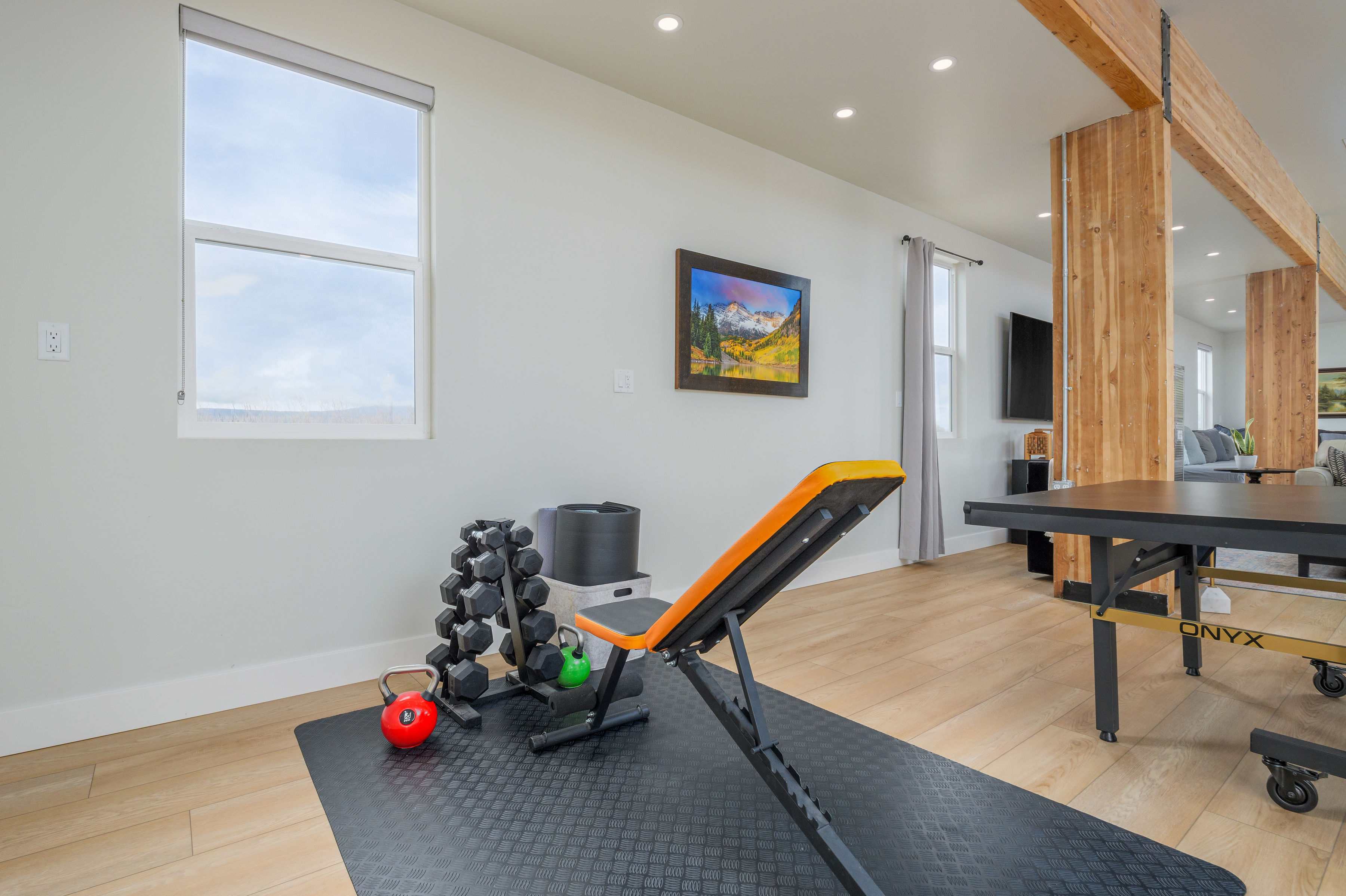 Workout area