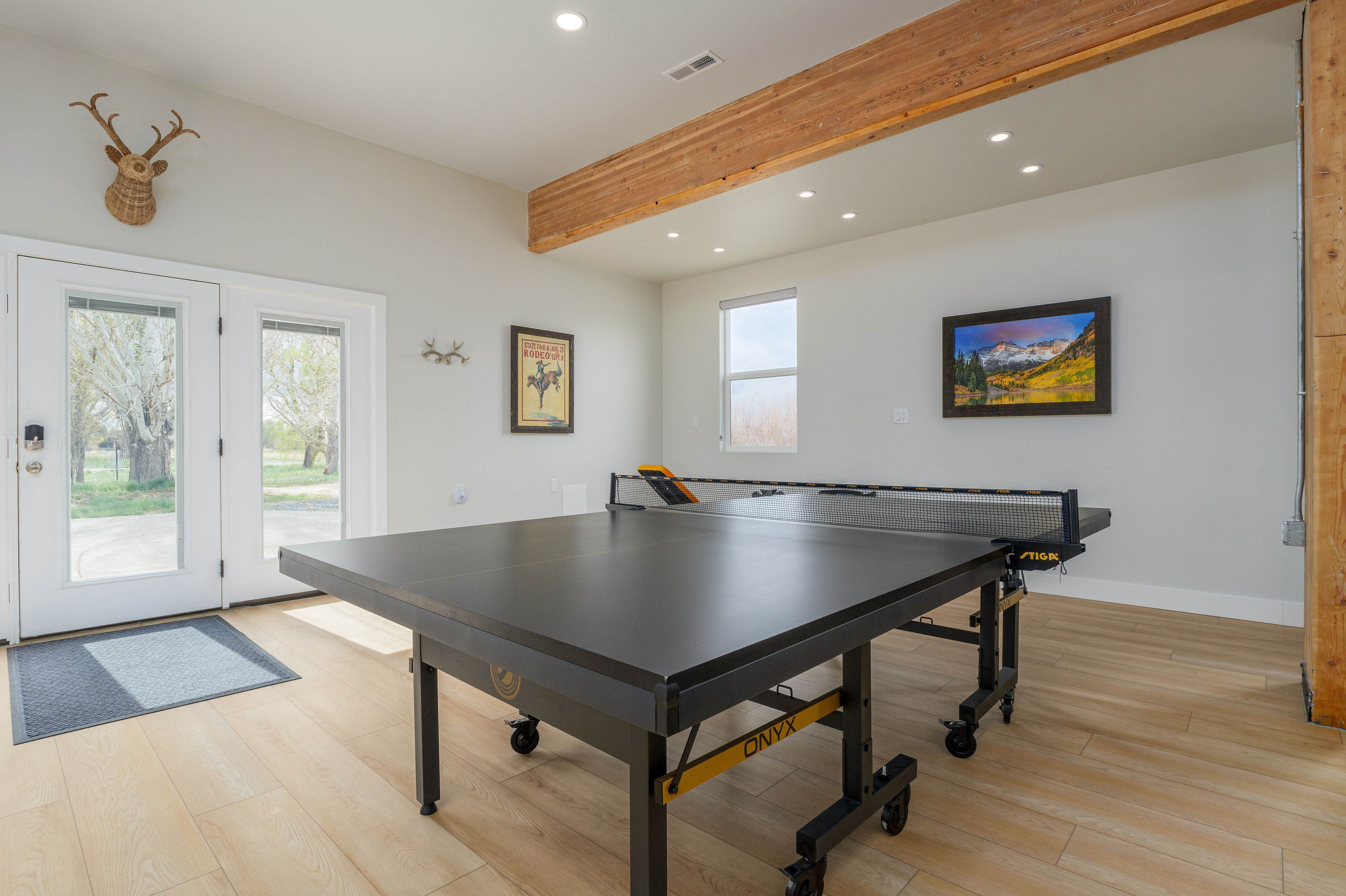 Ping pong area