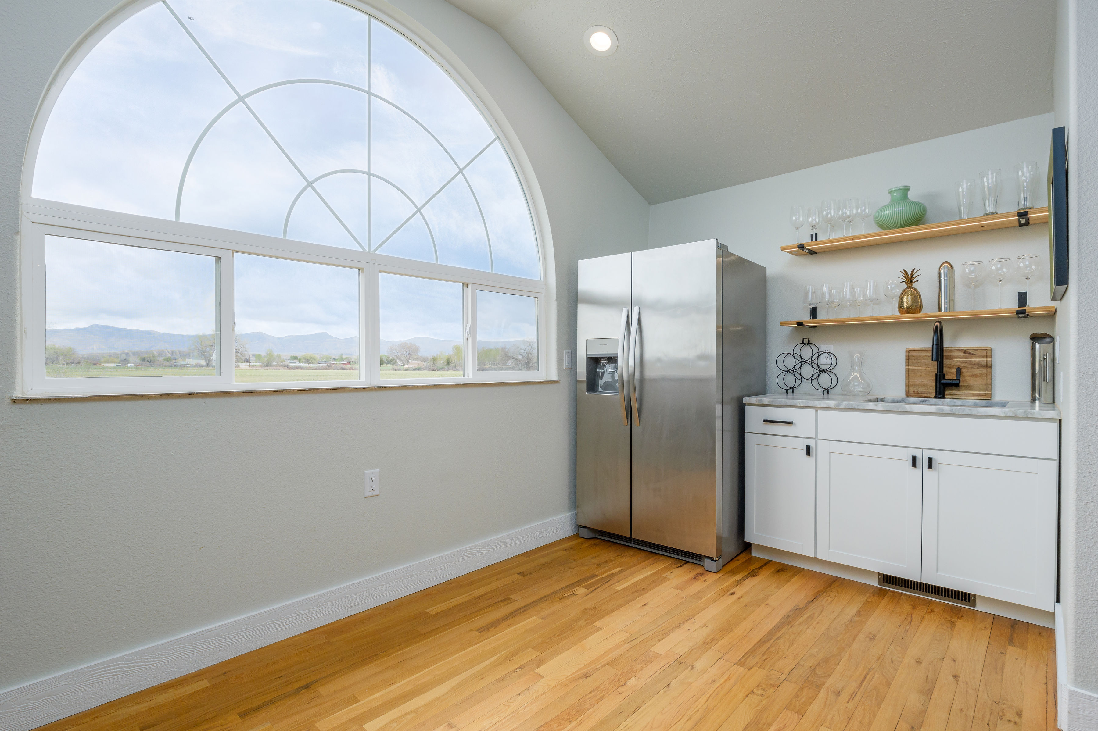 Upstairs wet bar