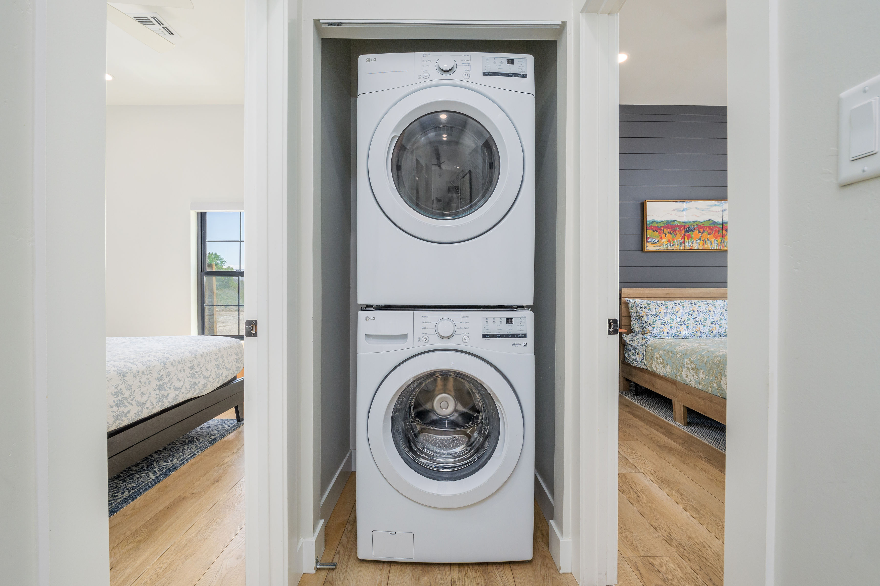 Washer and dryer