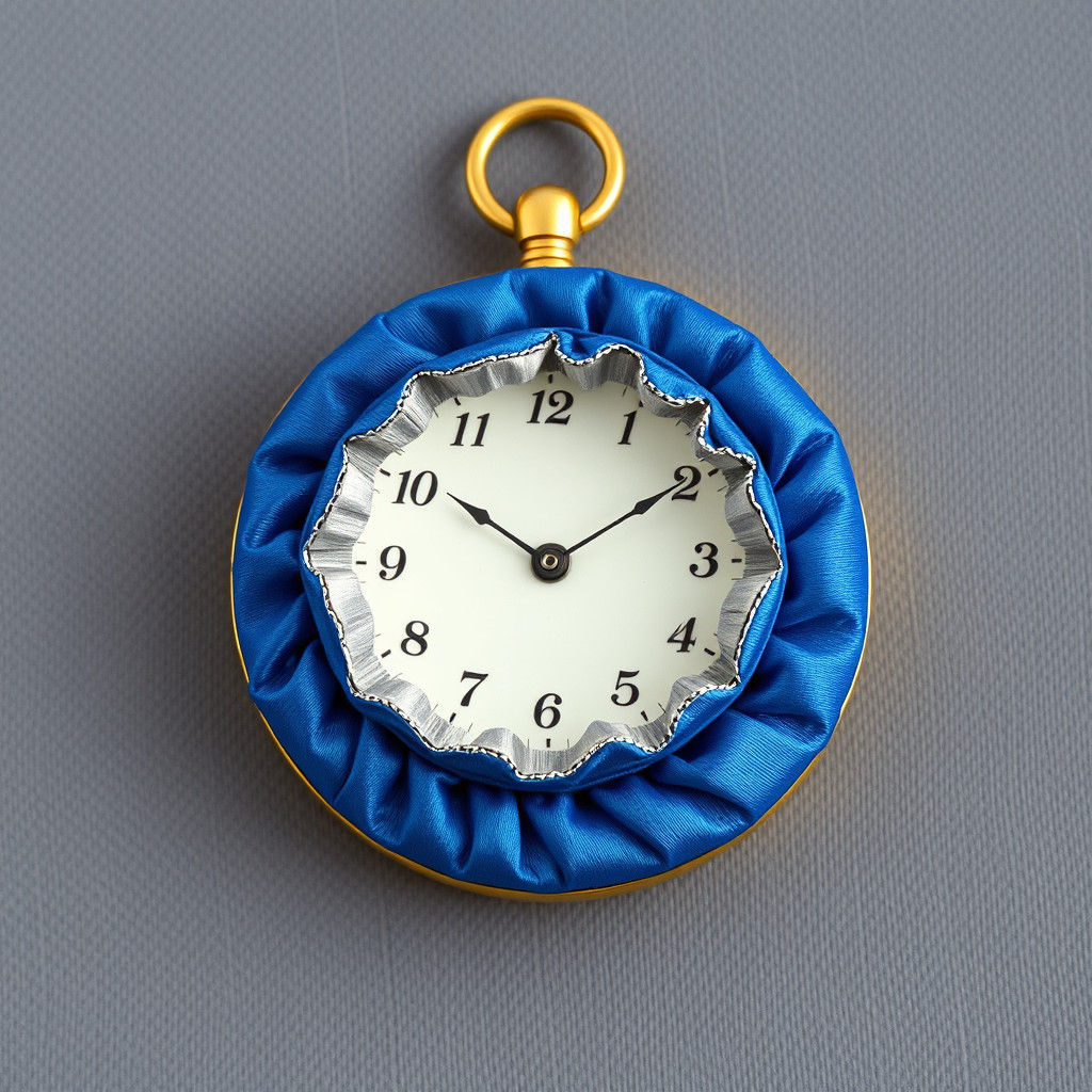The Azure Chronos-Rosette Pendant