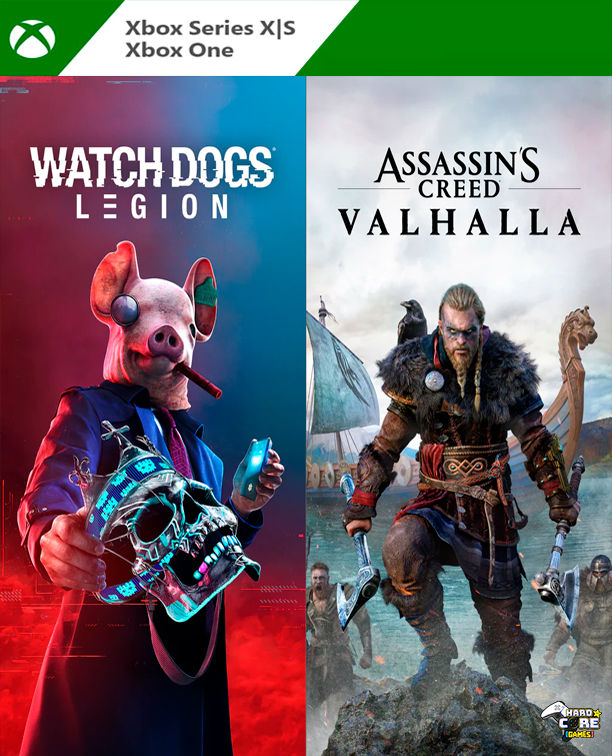 COMBO Assassin's Creed Valhalla + Watch Dogs Legion