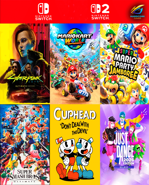 COMBO SUSCRIPCION NINTENDO 8 JUEGOS MARIO PARTY - MARIO KART - SUPER SMASH BROS