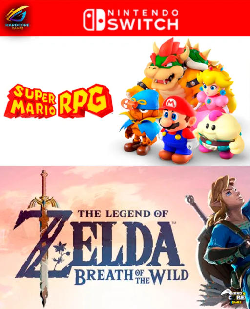 SUSCRIPCIÓN NINTENDO - THE LEGEND OF ZELDA BREATH OF THE WILD + MARIO RPG