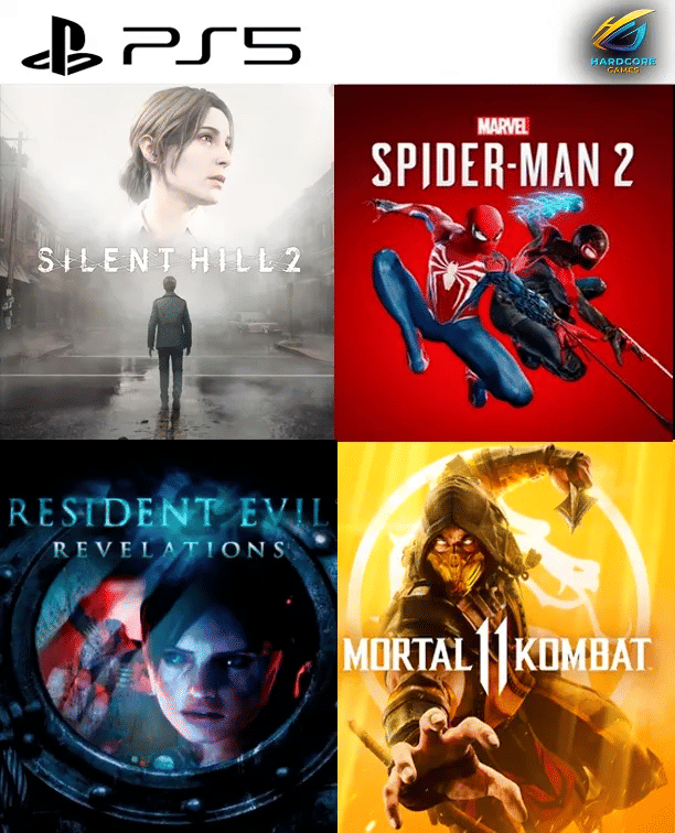 COMBO PLAY SUSCRIPCIÓN - SILENT HILL 2 + SPIDERMAN 2 + RESIDENT EVIL REVELATIONS +