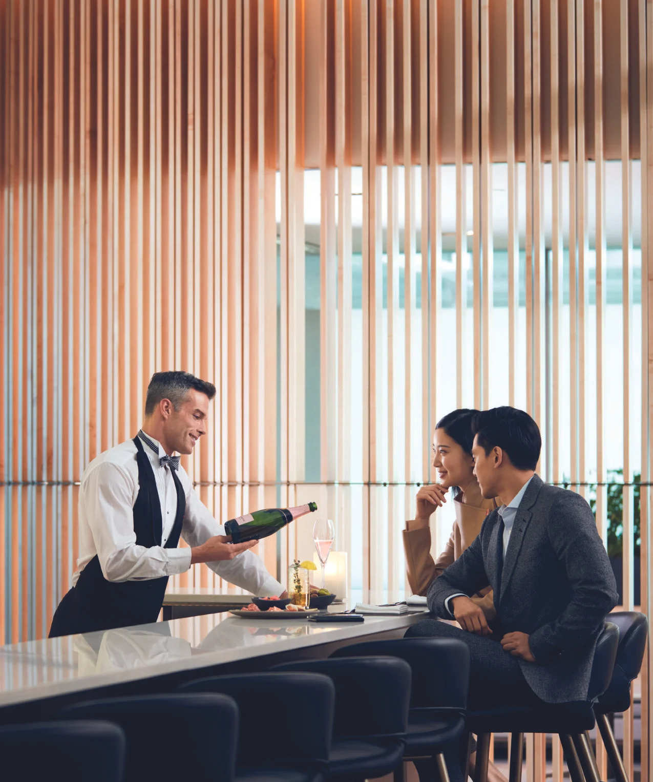 Cramped seats &amp; bad airline food is a thing of the past