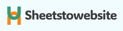 ✅ SheetstoWebsite.com - Website + Hosting Unlimited & Lifetime, Tanpa Perpanjangan!