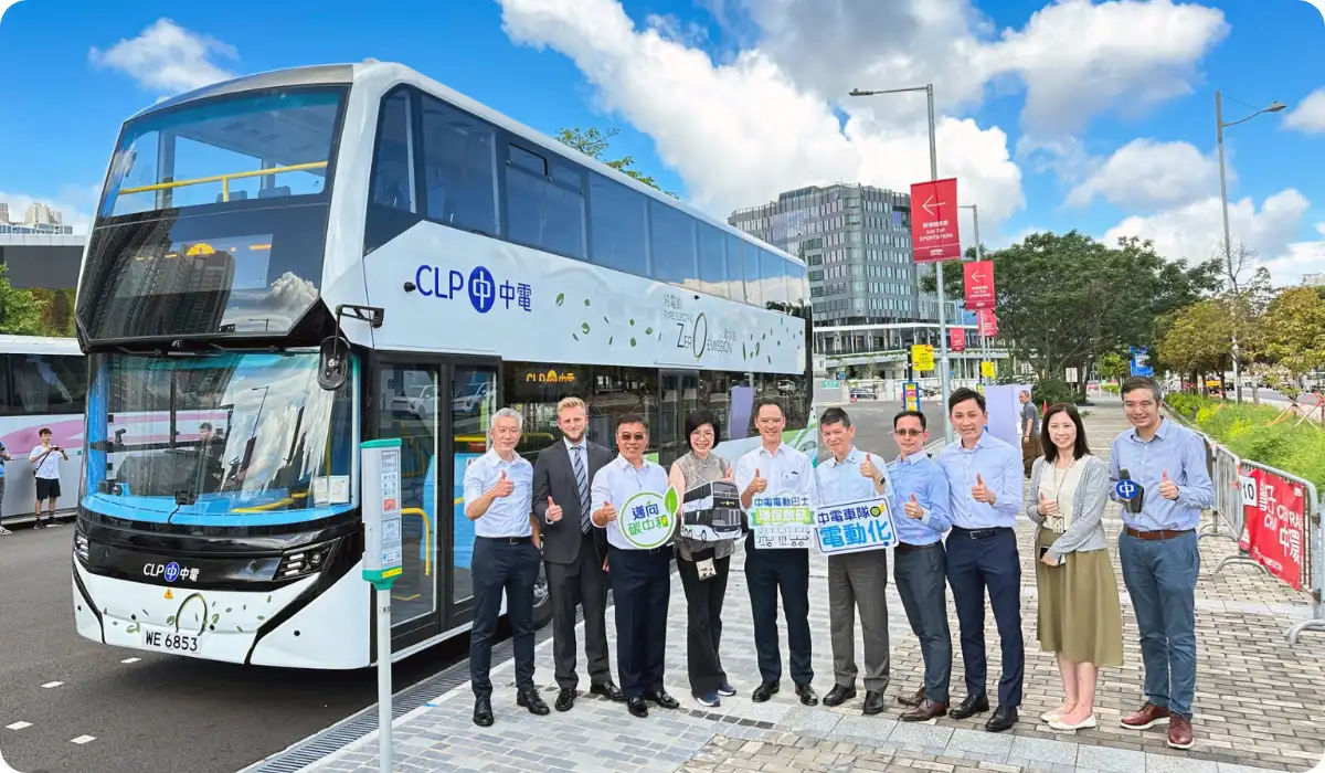Alexander Dennis Delivers Enviro500EV Double Decker Buses to Hong Kong’s CLP Power Alexander Dennis