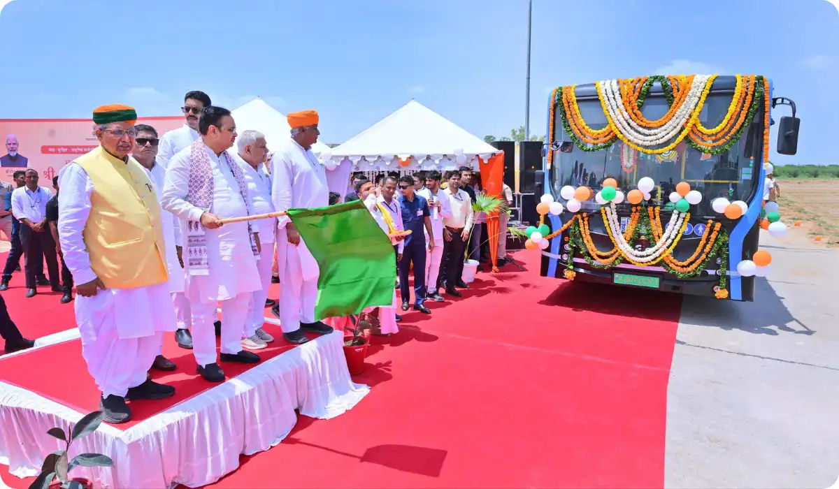 Chartered Speed Expands Rajasthan E-Bus Footprint with PM e-Bus Launch in Bikaner Chartered Speed Expands Rajasthan E-Bus Footprint with PM e-Bus Launch in Bikaner