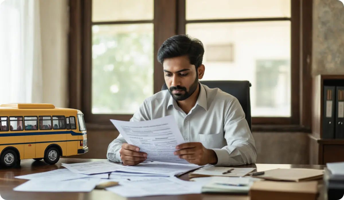 Here's How to Start a Bus Business in India: A Complete Guide Obtaining commercial vehicle permits
