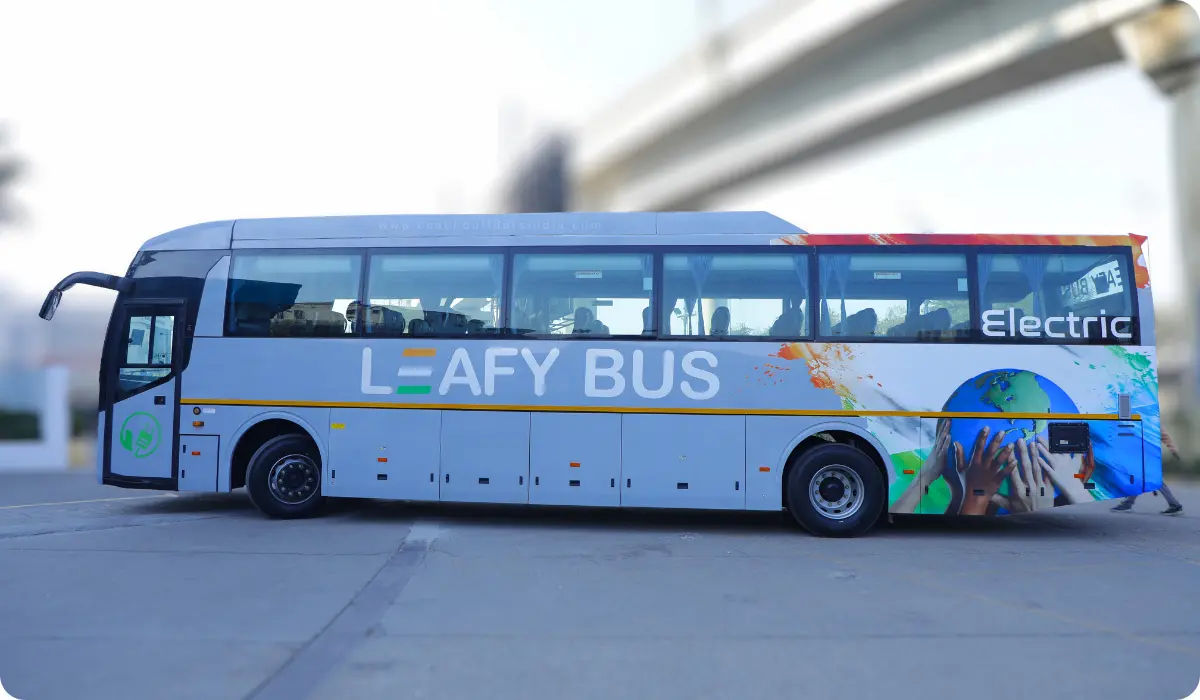 Can Electric Buses Go the Distance? LeafyBus' CEO Rohan Dewan Is Betting on It LeafyBus Electric bus