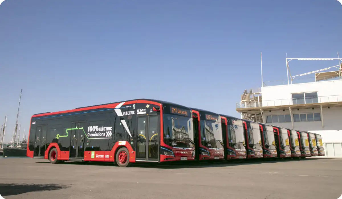 EMT Valencia Orders 84 MAN Electric Buses In Spain Valencia's municipal transport company has placed a large order of MAN electric buses in Spain, including 57 electric buses and 27 hybrid buses.
