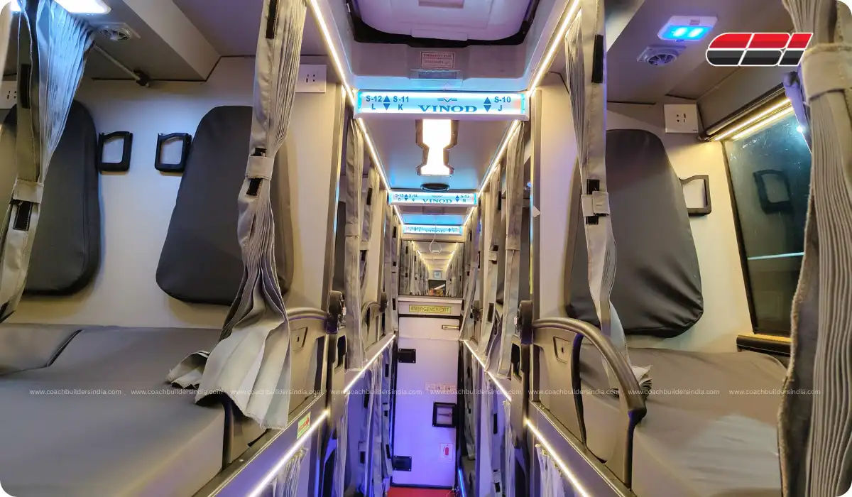 Synaty bus body builder sleeper bus interior image
