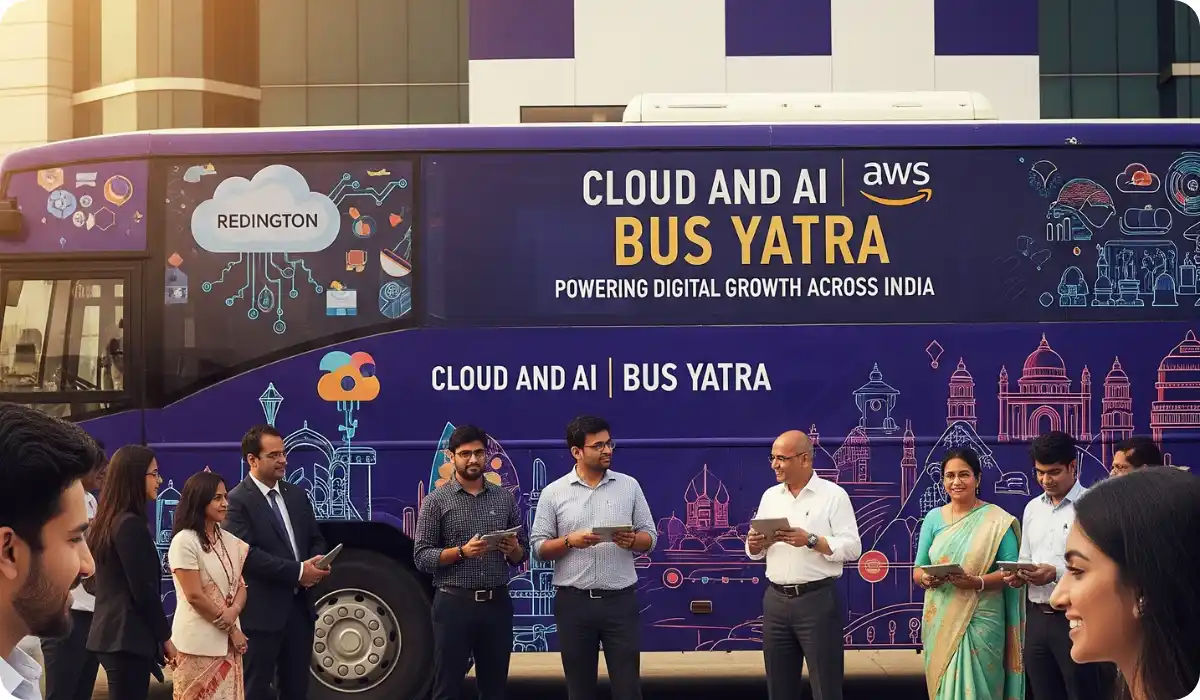 Redington, AWS Launch ‘Innovation on Wheels’ Bus Yatra to Accelerate Cloud and AI Adoption Across India