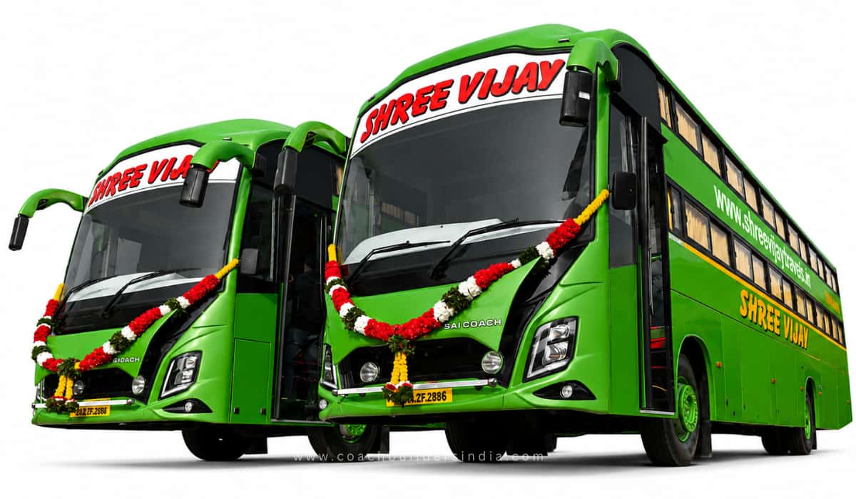 Shree Sai Coach Builders Moves Beyond Compliance to Build the Next Generation of Buses Shree Sai Coach Builders Premium Sleeper Bus