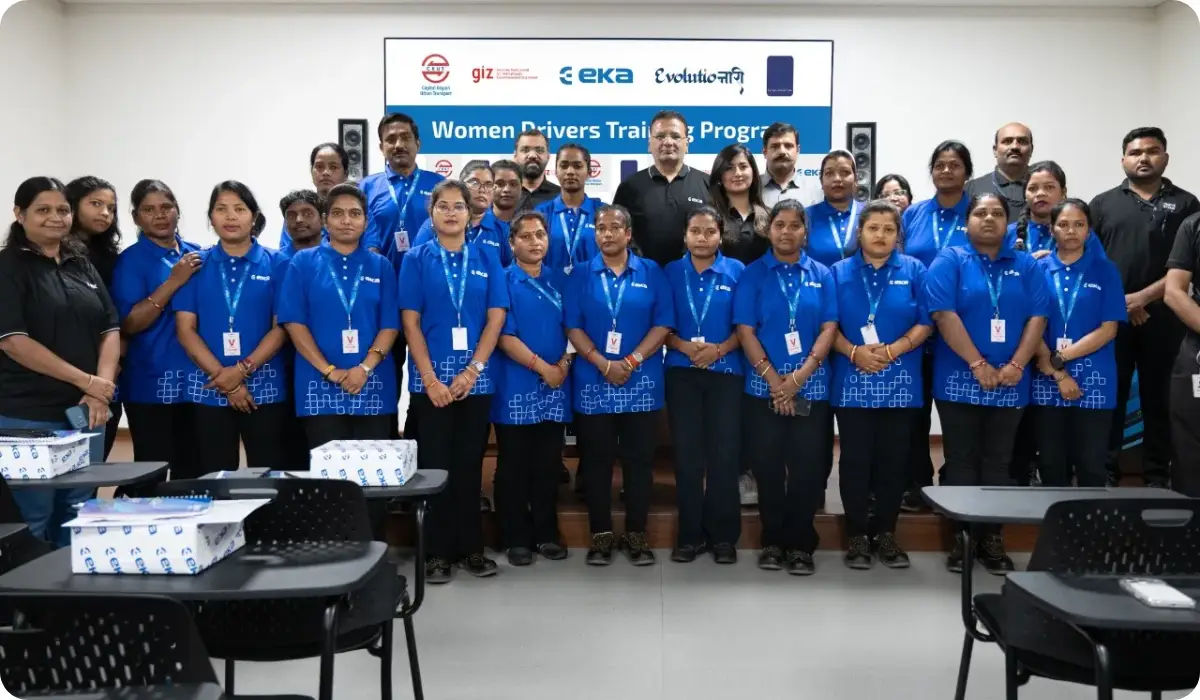 EKA Mobility, CRUT Partner to Train 20 Women as Skilled E-Bus Drivers in Pune EKA Mobility, CRUT Partner to Train 20 Women as Skilled E-Bus Drivers in Pune