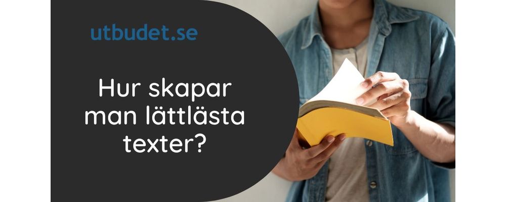 Hur skapar man lättlästa texter?