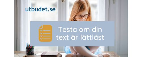 Testa om din text är lättläst!