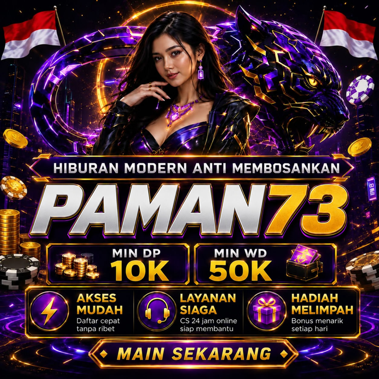 PAMAN73 : Link Alternatif Situs Game Online dengan Promo Bonus New Member