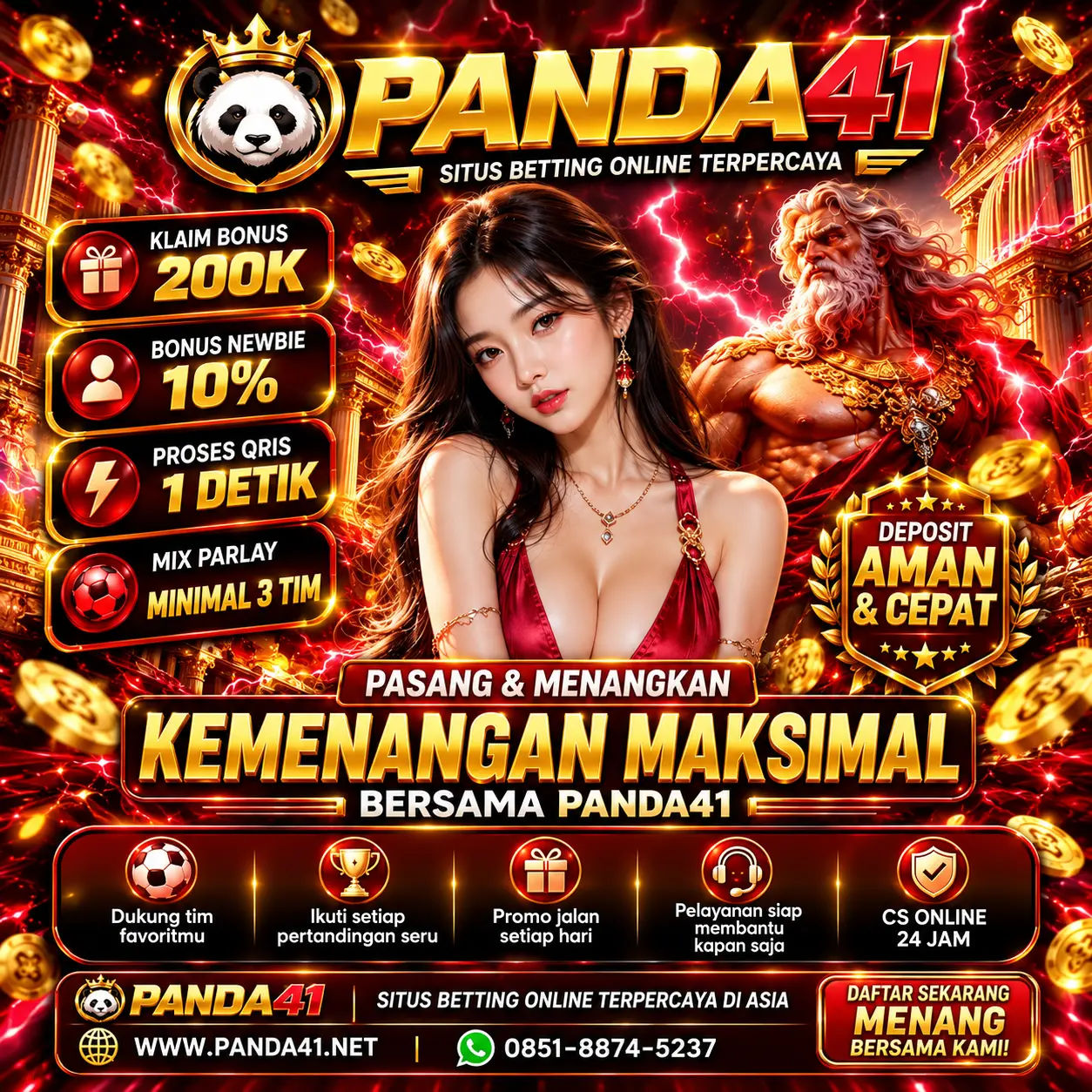 PANDA41 : Link Daftar & Login Panda41 Online Resmi Paling Aman
