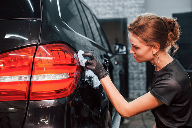 Proper car washing technique