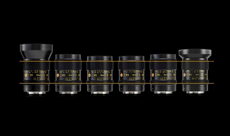 Cooke SP3 lens kit of 6 