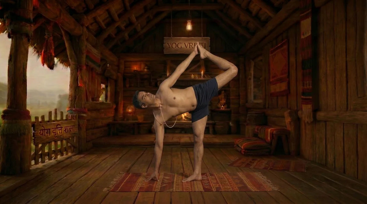 Ardha Chandrasana Chapasana