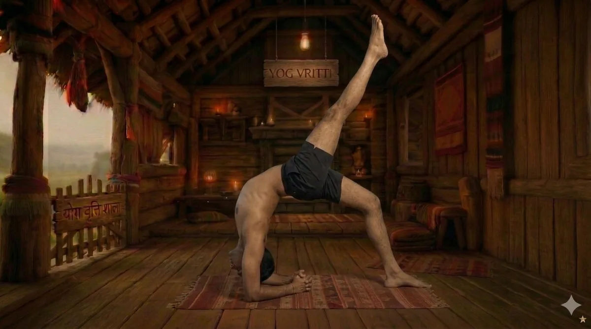 Eka Pada Viparita Dandasana