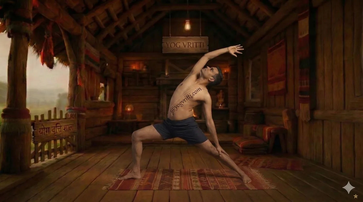 Reverse Warrior Pose