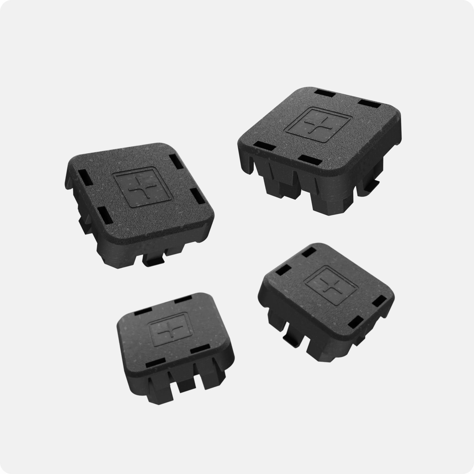 Four pack of black Magnet Clips
