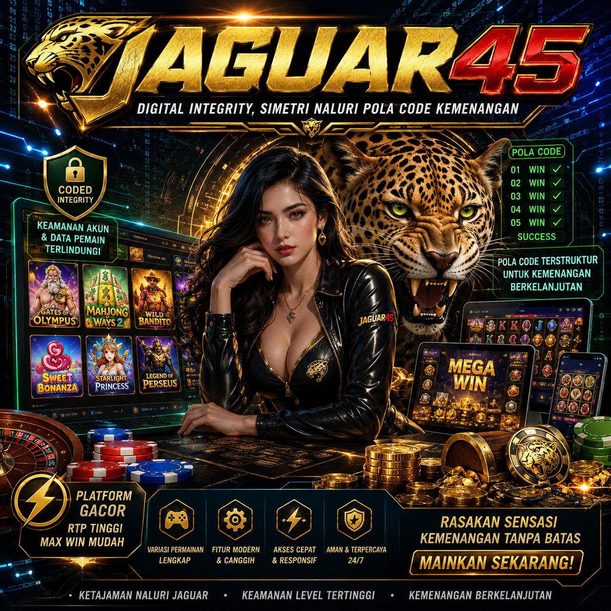 JAGUAR45 𖨁 Digital Integrity, Simetri Naluri Pola Code Kemenangan